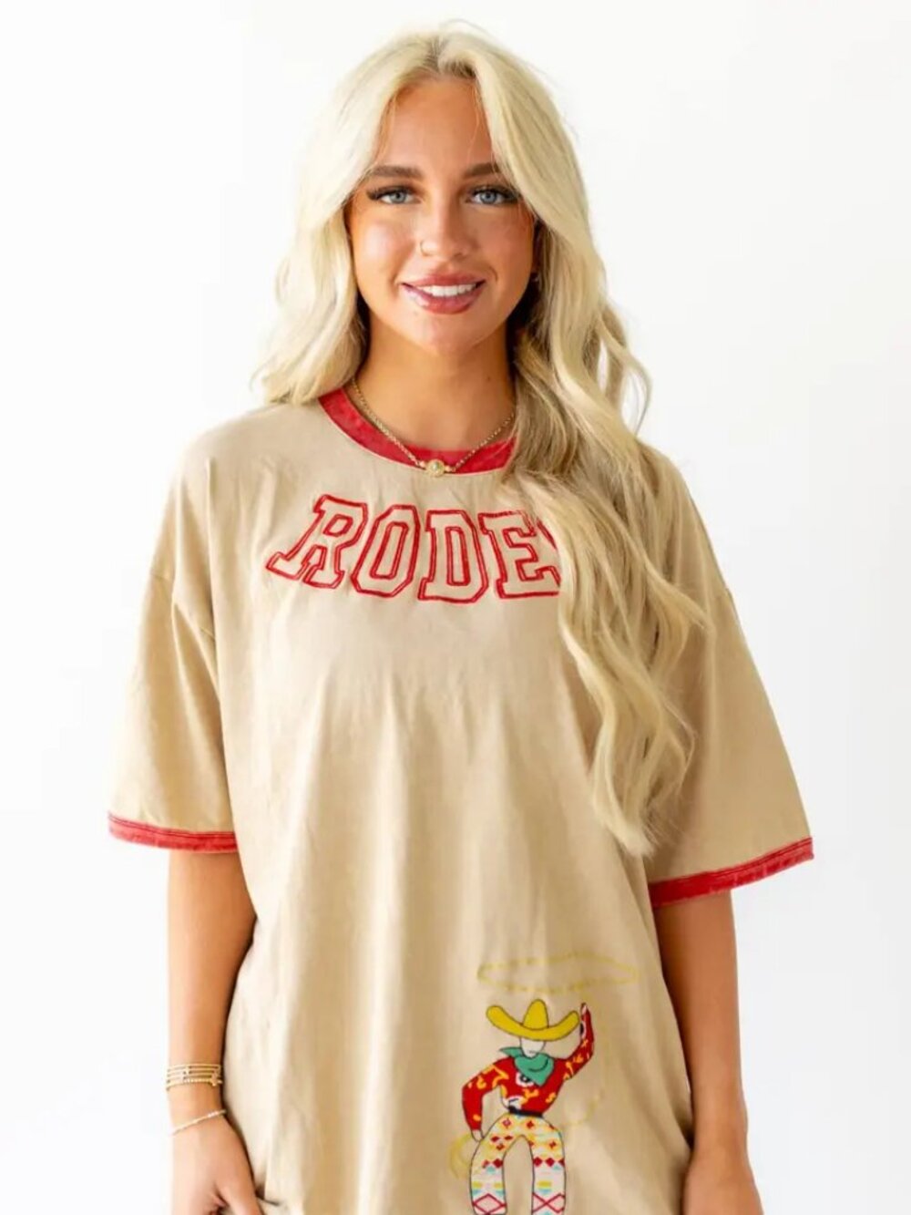 Red Ringer Rodeo Tee  NEW